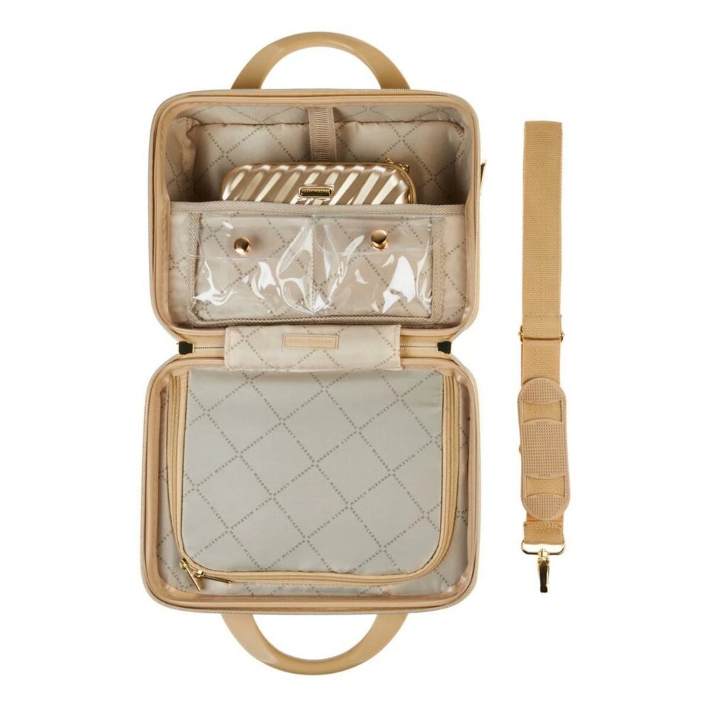 Marcy McKenna Gold Pattern Travel Case and Mini Case - Picture 7 of 14